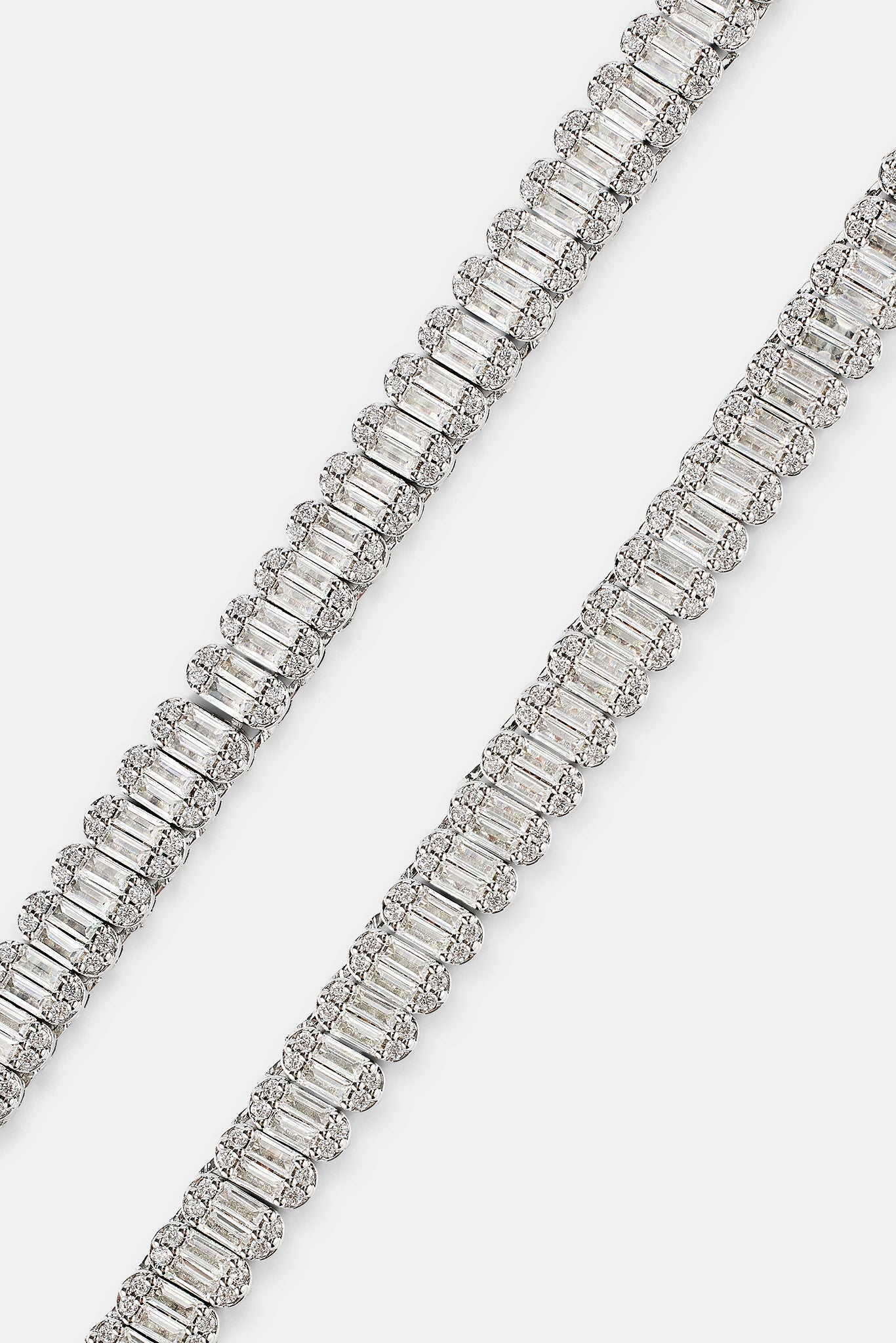 Iced Baguette Stone Tennis Chain - 6mm
